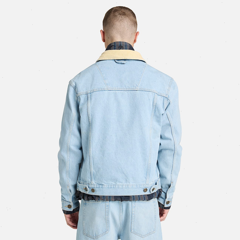 Corduroy Collared Denim Jacket