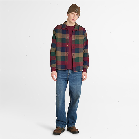 Men's High-Pile Lined Overshirt