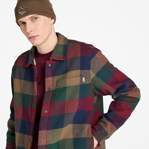 Men's High-Pile Lined Overshirt