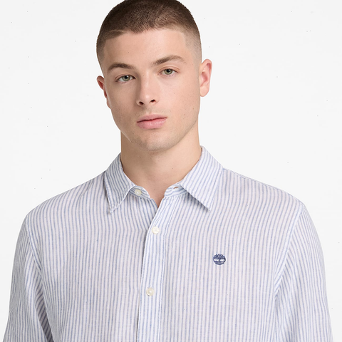 Men's Mill Brook Regular Fit Linen Shirt