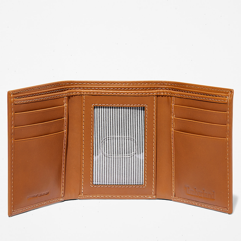 Men's Smooth Leather Trifold Wallet