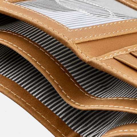 Men's Smooth Leather Trifold Wallet