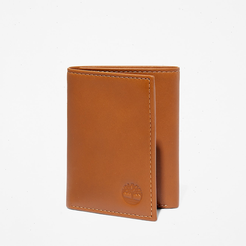Men's Smooth Leather Trifold Wallet