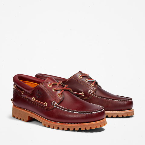 Men's Timberland® Authentic 3-Eye Lug Handsewn Boat Shoe