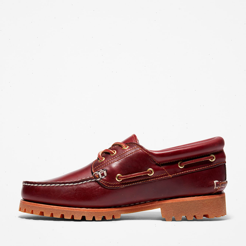 Men's Timberland® Authentic 3-Eye Lug Handsewn Boat Shoe