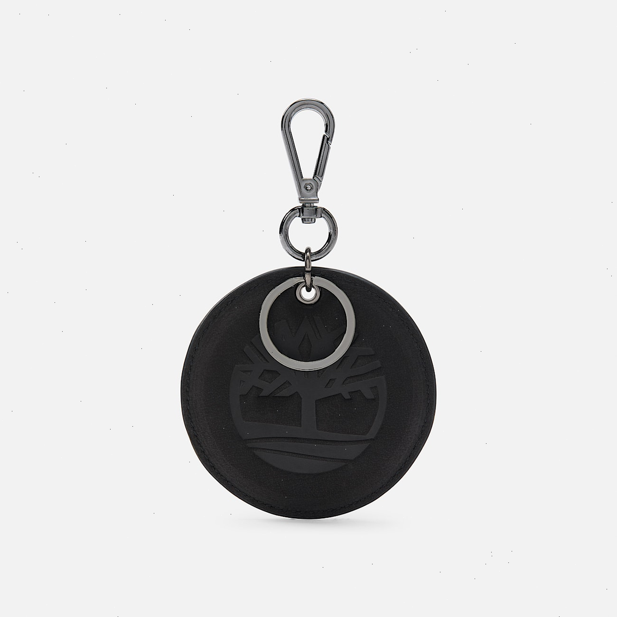 Round 2-Sided Leather Key Ring