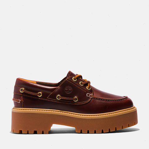 Women's Stone Street Platform Boat Shoe